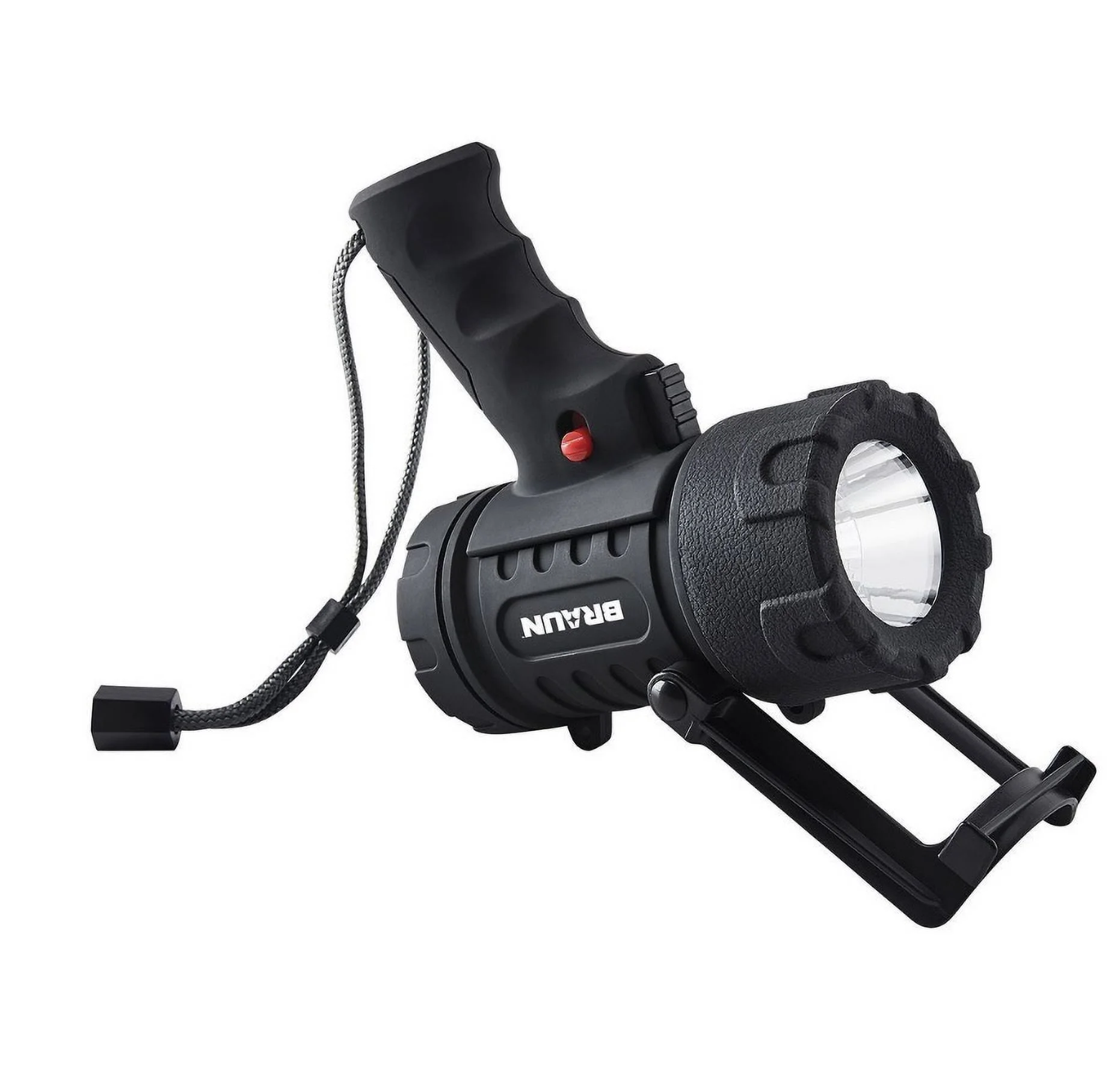 BRAUN 400 Lumen Waterproof Rechargeable LED Spotlight ideal for jobsite, shop, and outdoor use