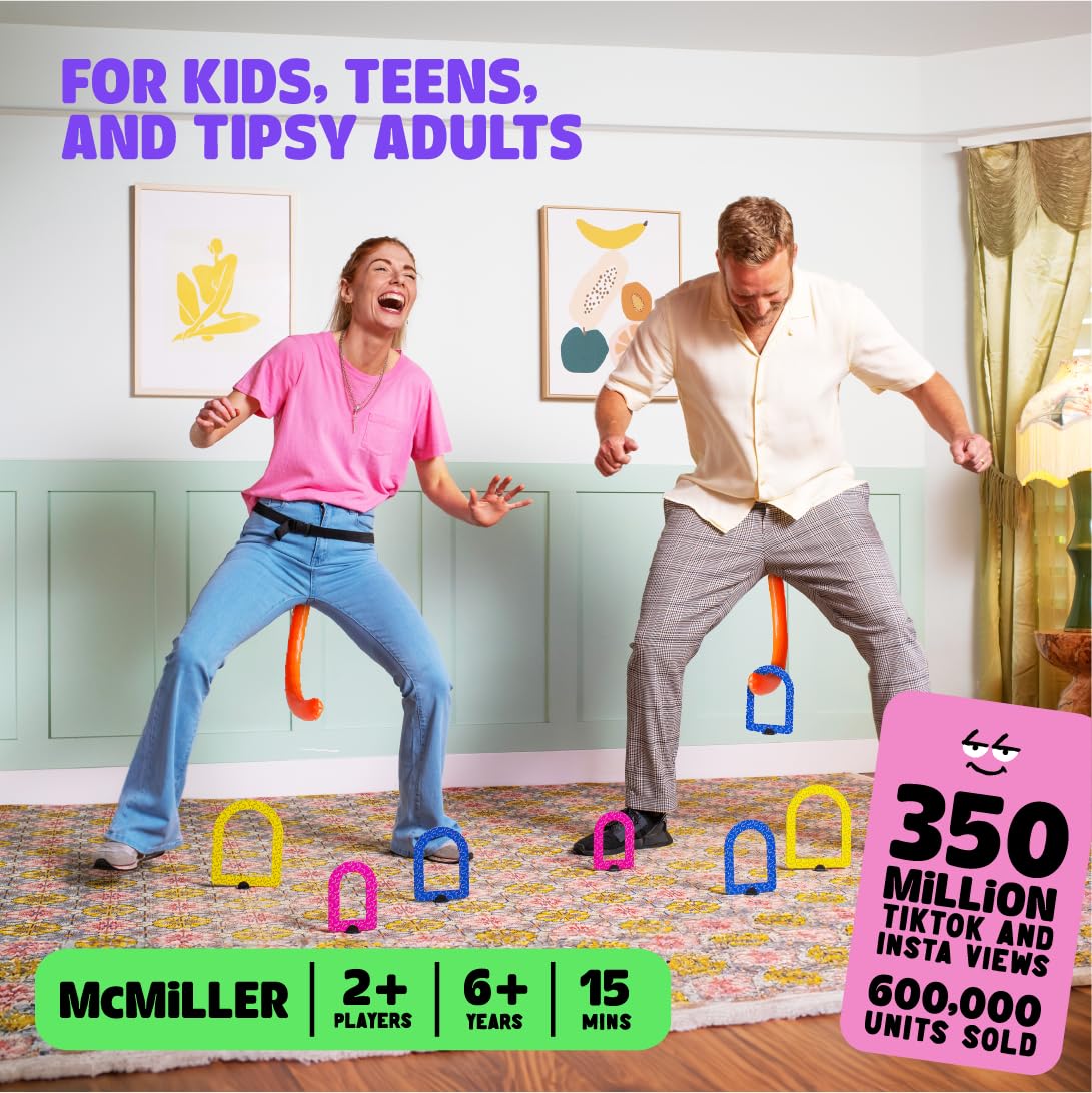 It's Bananas! The Monkey EC36&nbsp;Tail Game - Indoor Fun Active Family Party and Board Game for Kids, Teens, and Adults