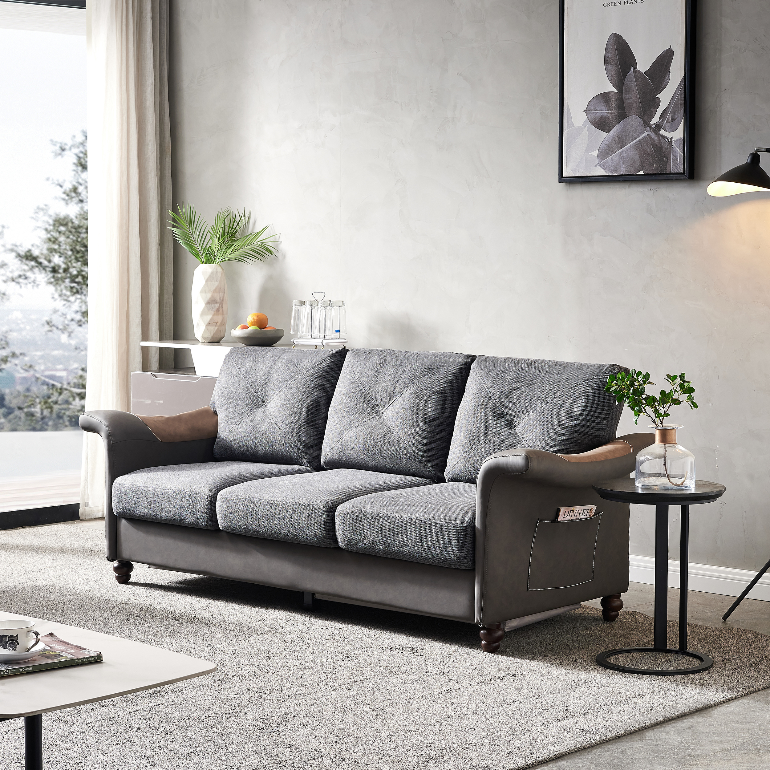 Stylish & Sturdy Modern Sofa - Elevate Your Space