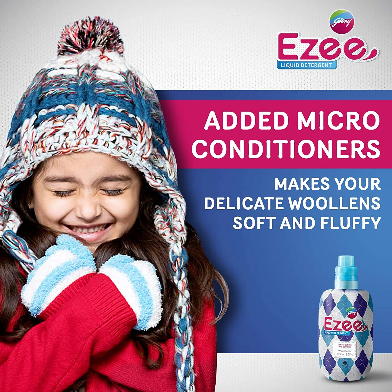 Godrej Ezee wash 1000 Grams for Winter Wears,woollens, silks, chiffons and delicate clothes