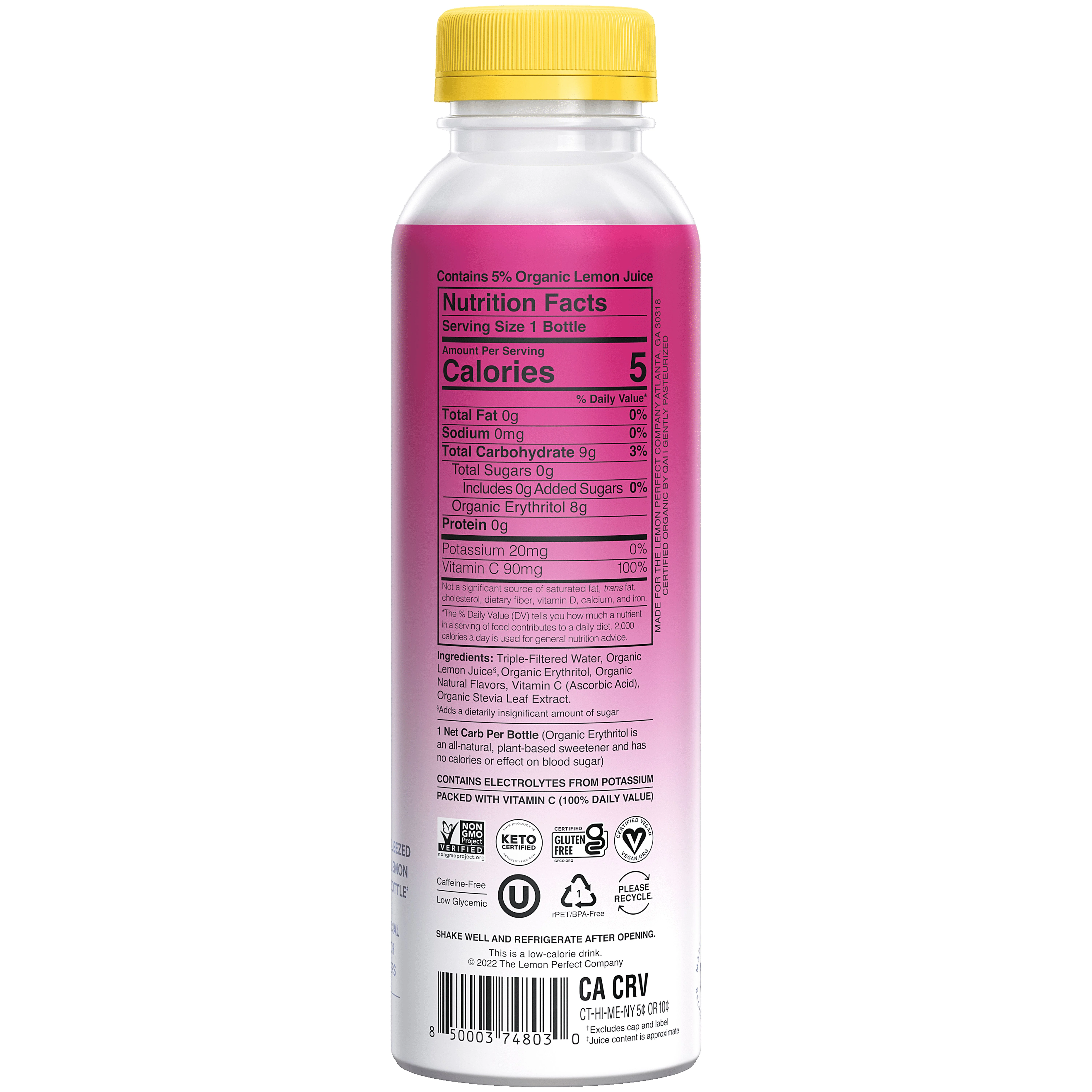 Lemon Perfect Lemon Water - Dragon Fruit & Mango, 12 oz Pack Of 12