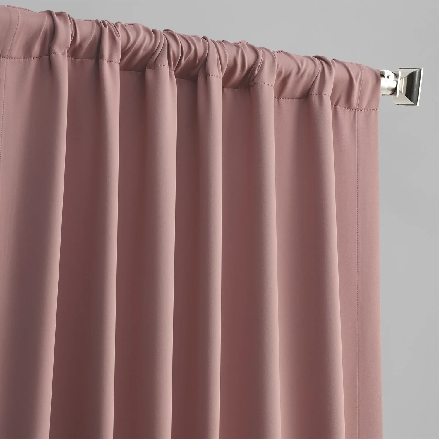 Fresco Blush Blackout Room Darkening Curtain (1 Panel), Fresco Blush, 50W X 120L