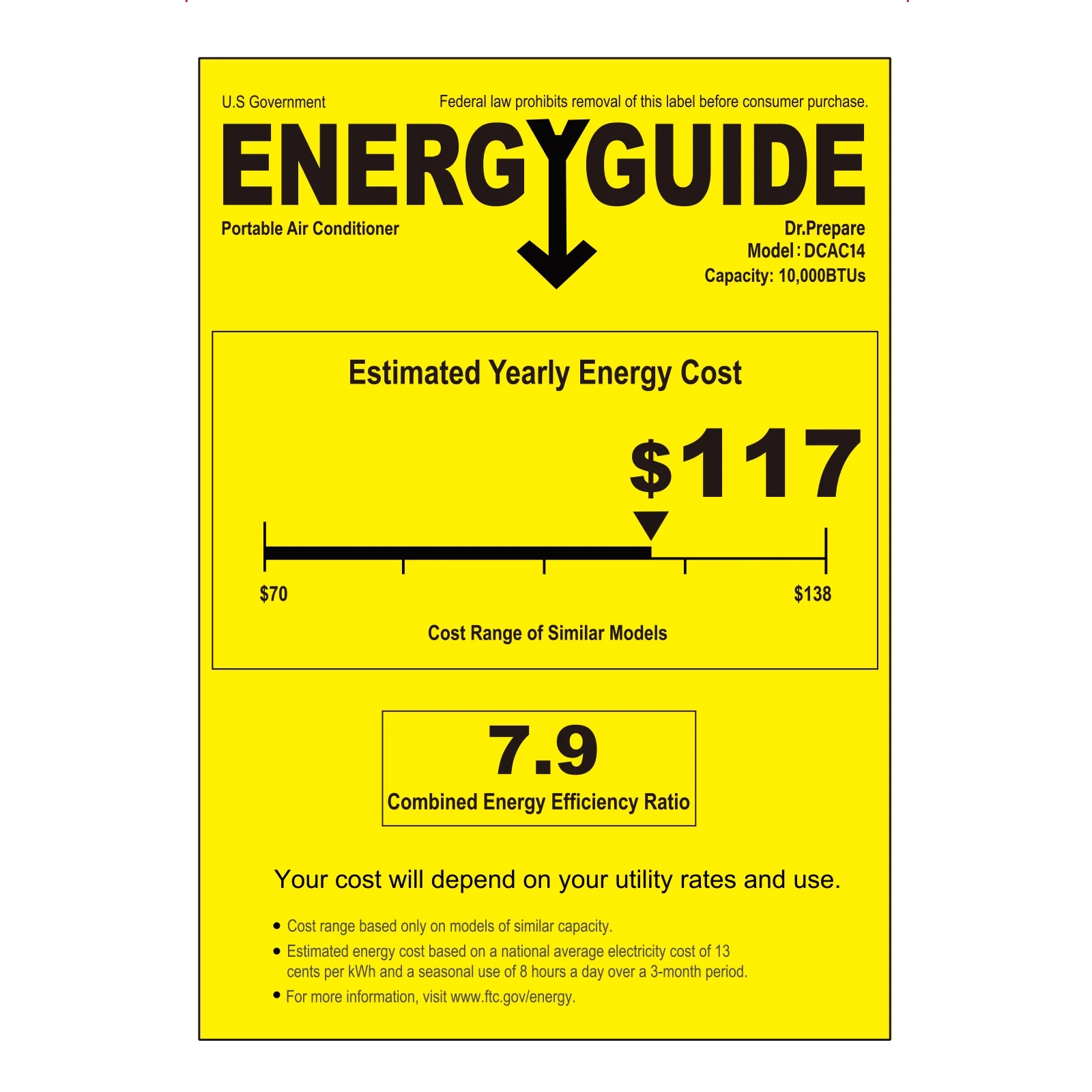 Renogy 14000 BTU Smart WiFi Enabled Portable Air Conditioner