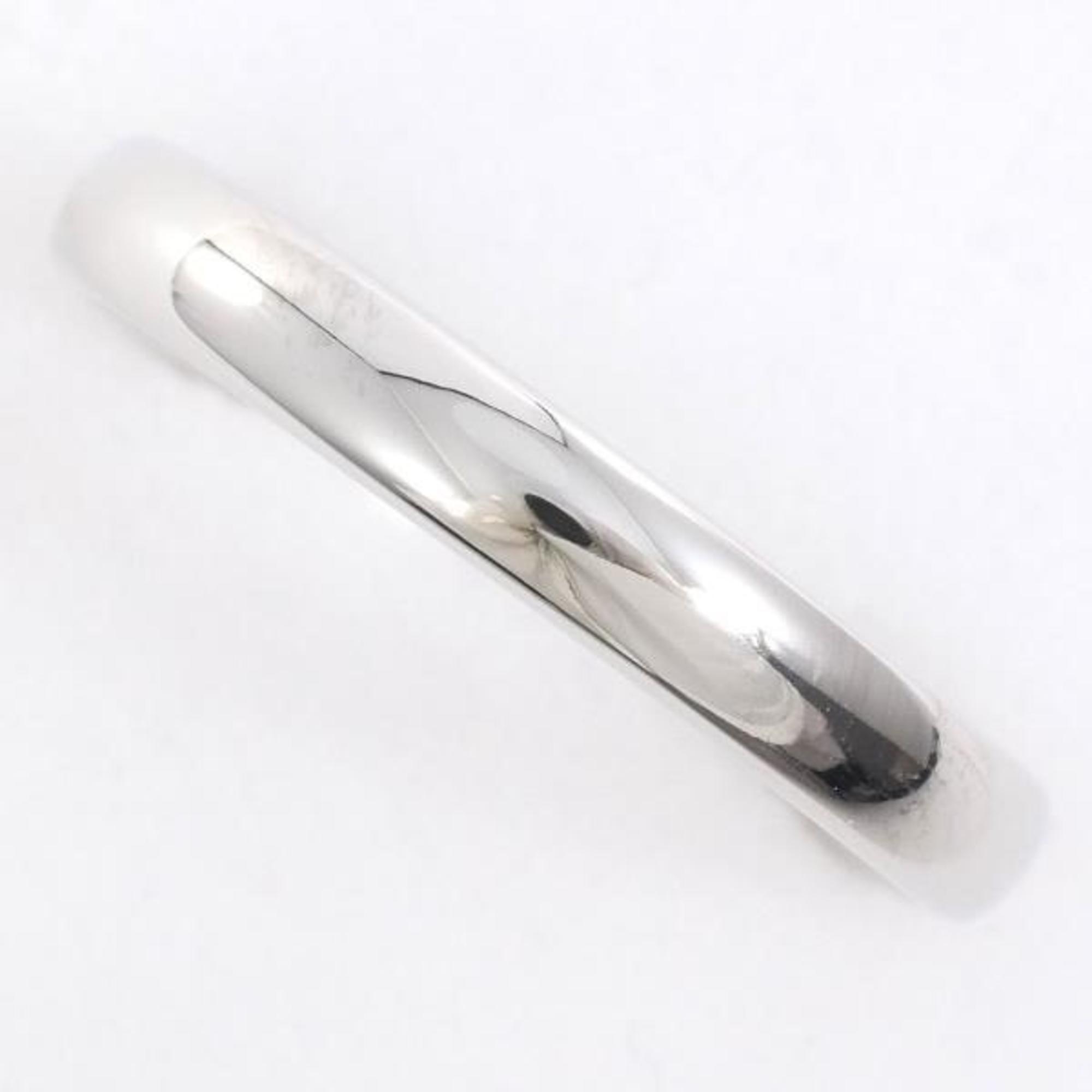 Pre-Owned Tiffany Classic Band 2 Set PT950 Ring No. 14 17.5 Total Weight Approx. 9.8g Jewelry (Good)