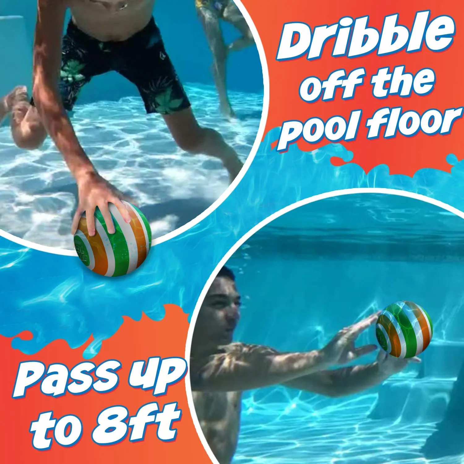 The Ultimate Pool Ball - You Fill This Ball with Water to Play Underwater Games