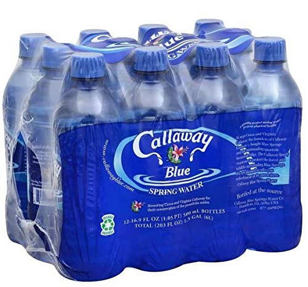spring water, 0.5 liter (pack of 12)
