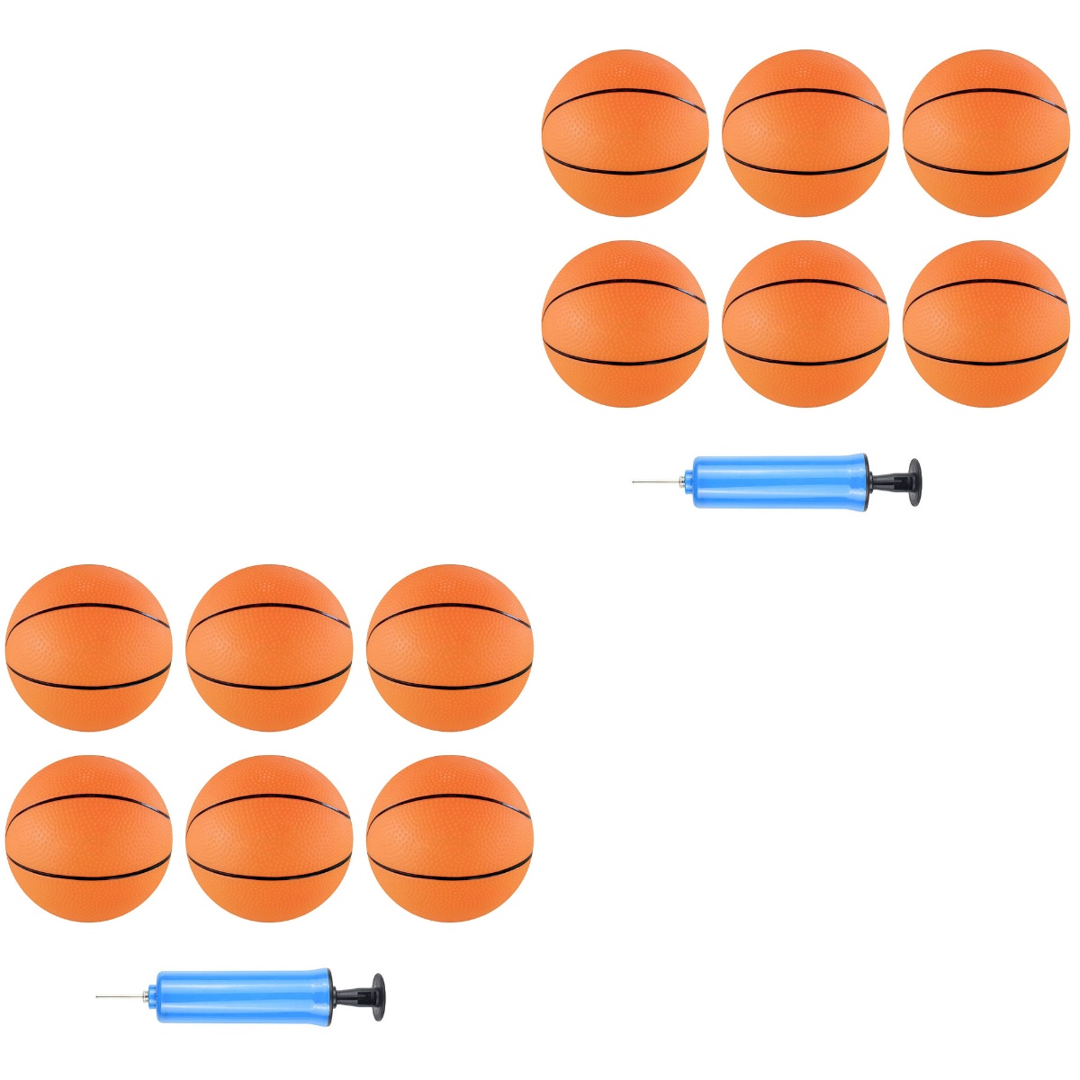 Frcolor Beach Party Ball Kid Inflatable Decorations Basketball Basketball Baseball Pool Inflatable Balls Mini Children Hoop