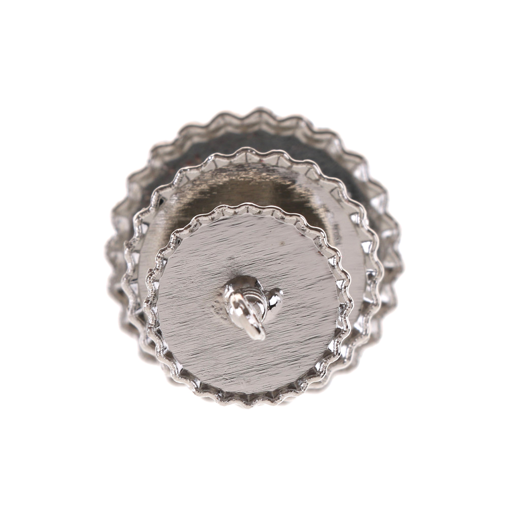 JETTINGBUY 1/12 Dollhouse Miniature 3 layer Metal Desserts Snack Rack Stand