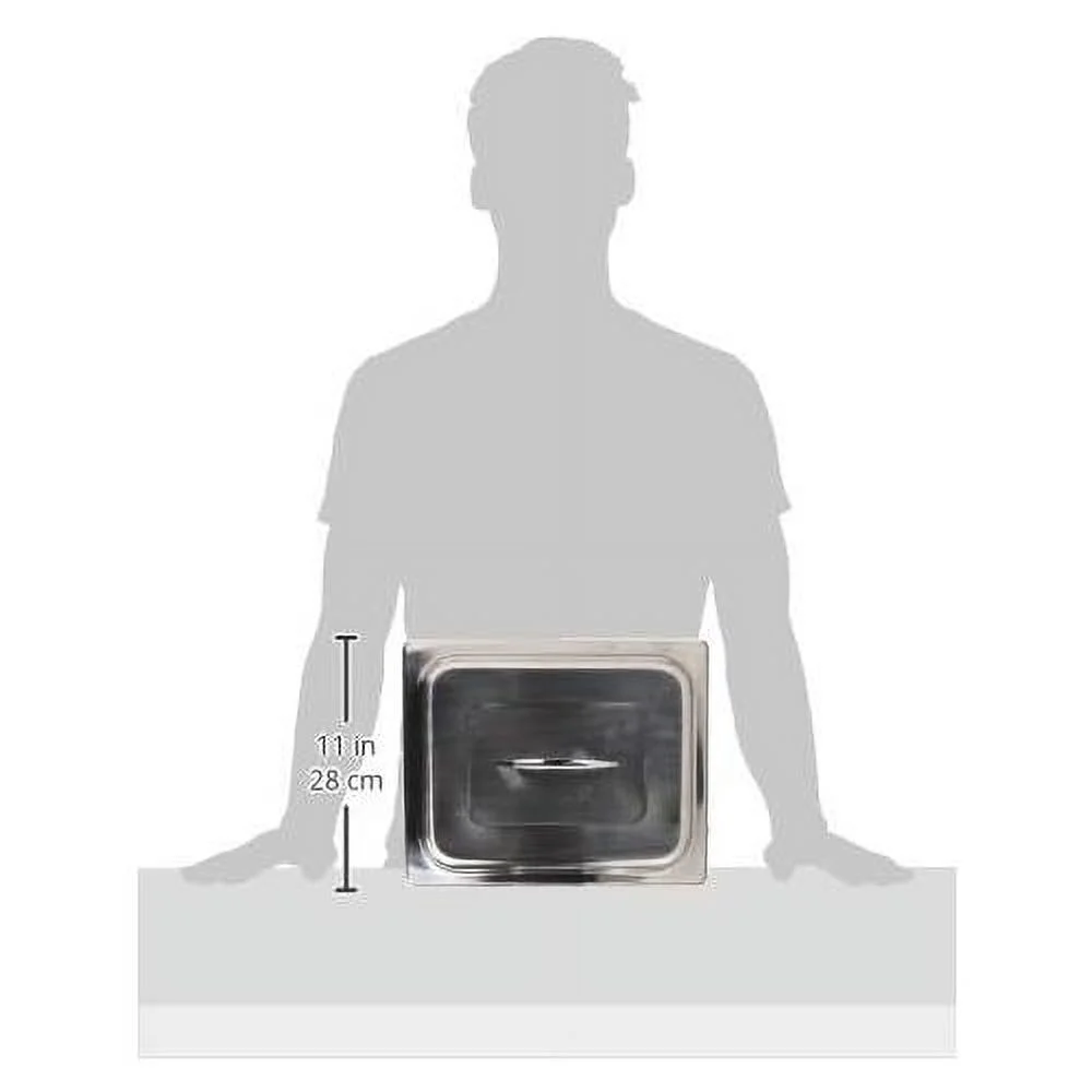 Half Size Dome Cover With Handle,Stainless Steel,Medium