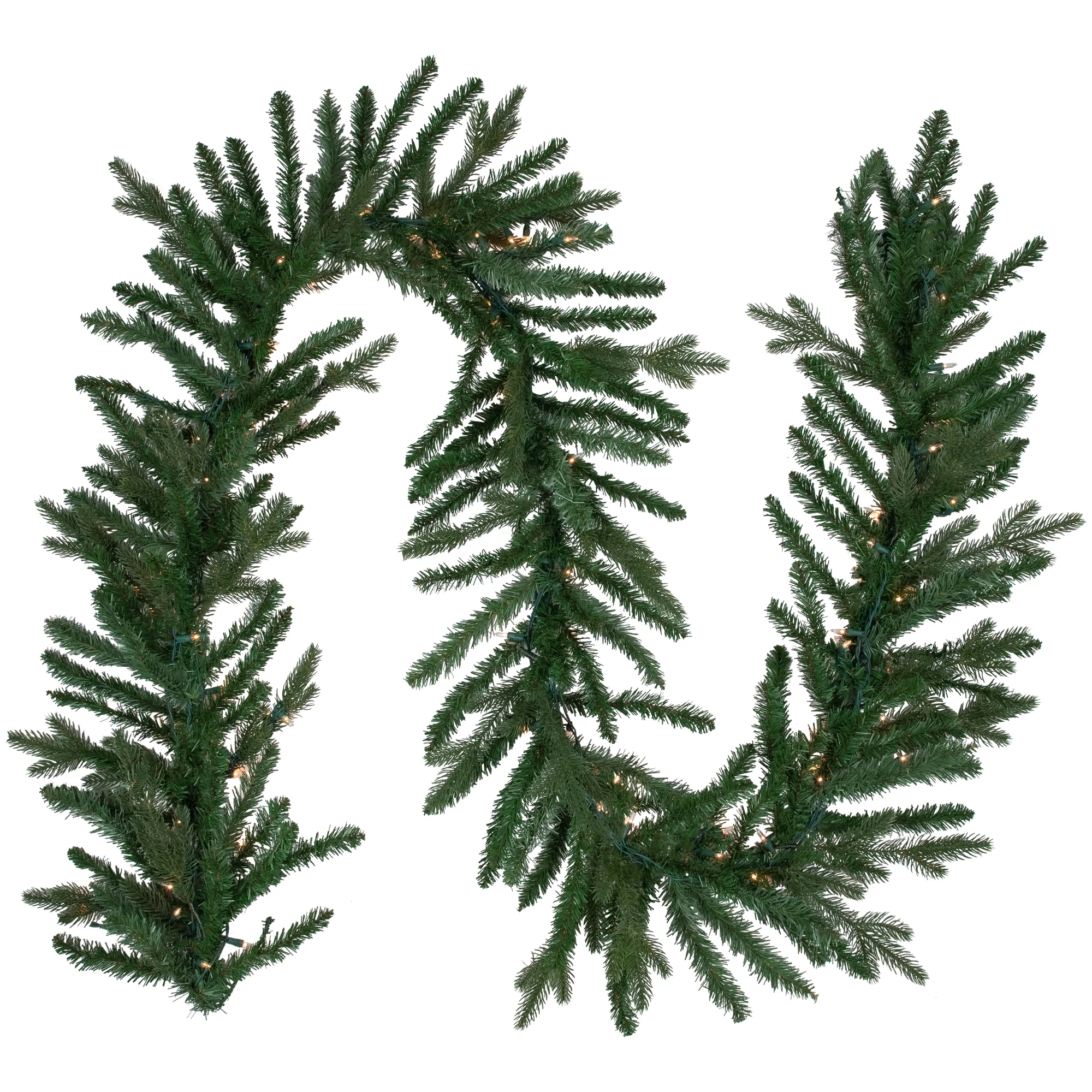 Northlight Real Touch™ Pre-Lit Grande Spruce Artificial Christmas Garland - 9' x 14