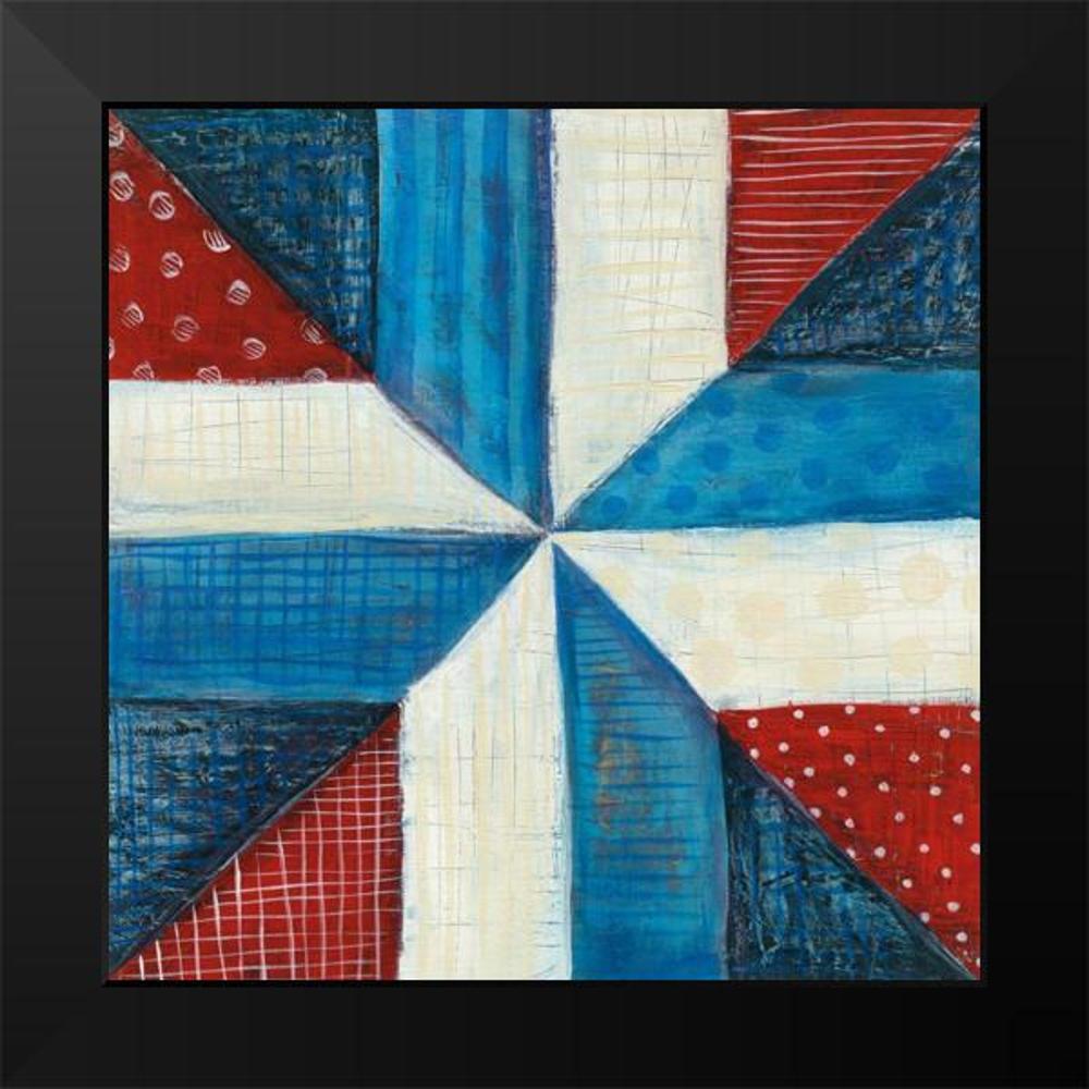 Averinos, Melissa 15x15 Black Modern Framed Museum Art Print Titled - Modern Americana I v2