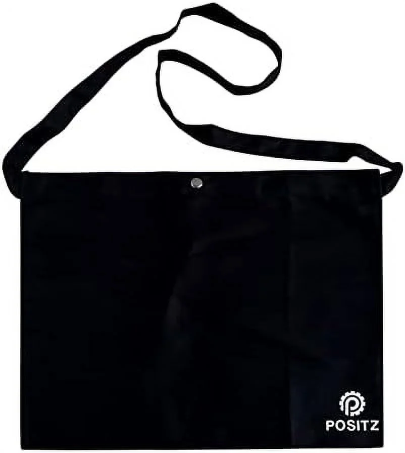 Positz Plain Black Cycling Musette Feed Bag Ideal For Bike Commuting