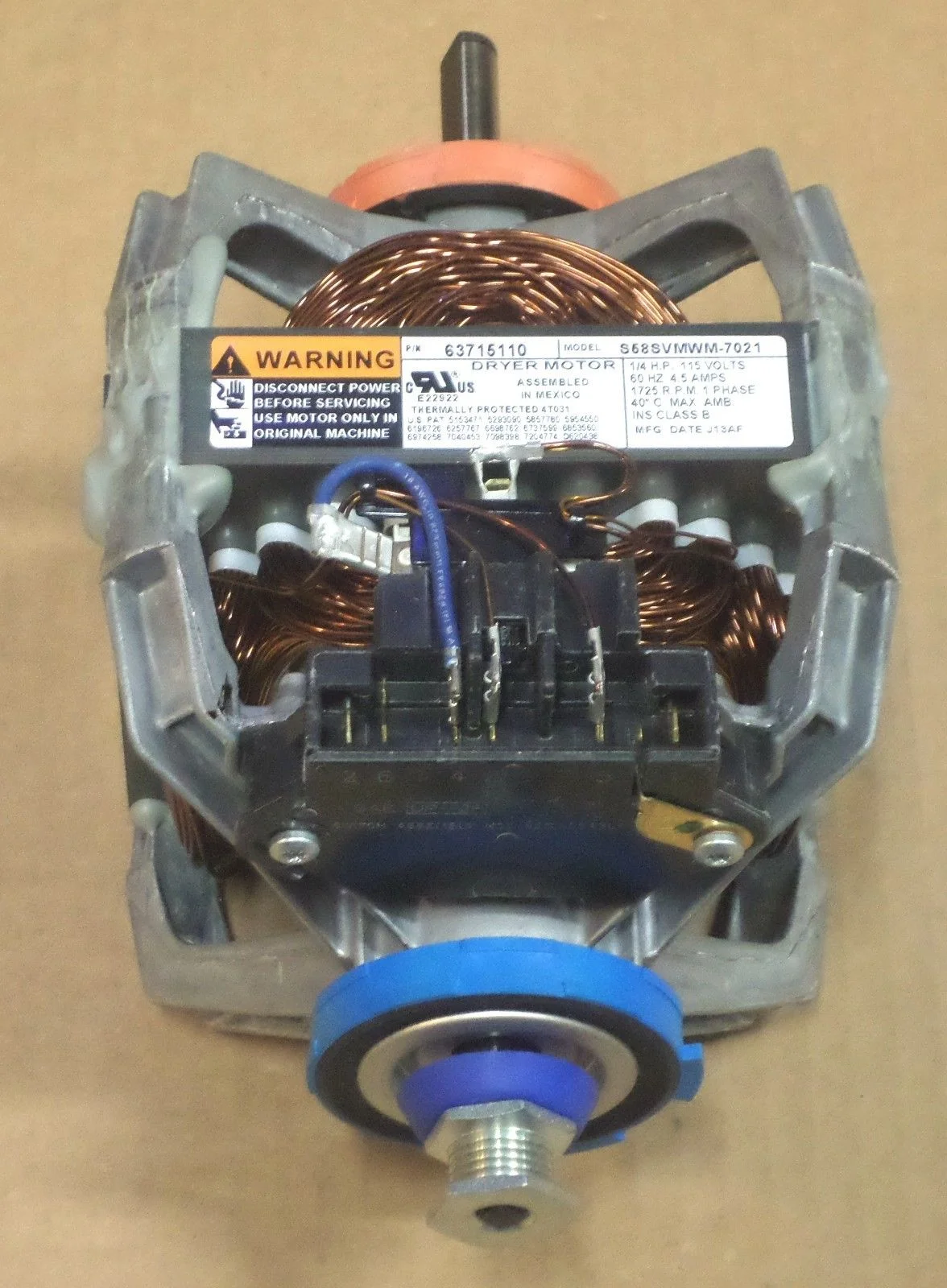 W10410997 Whirlpool Maytag Neptune Dryer Motor PS3500892 AP5272723