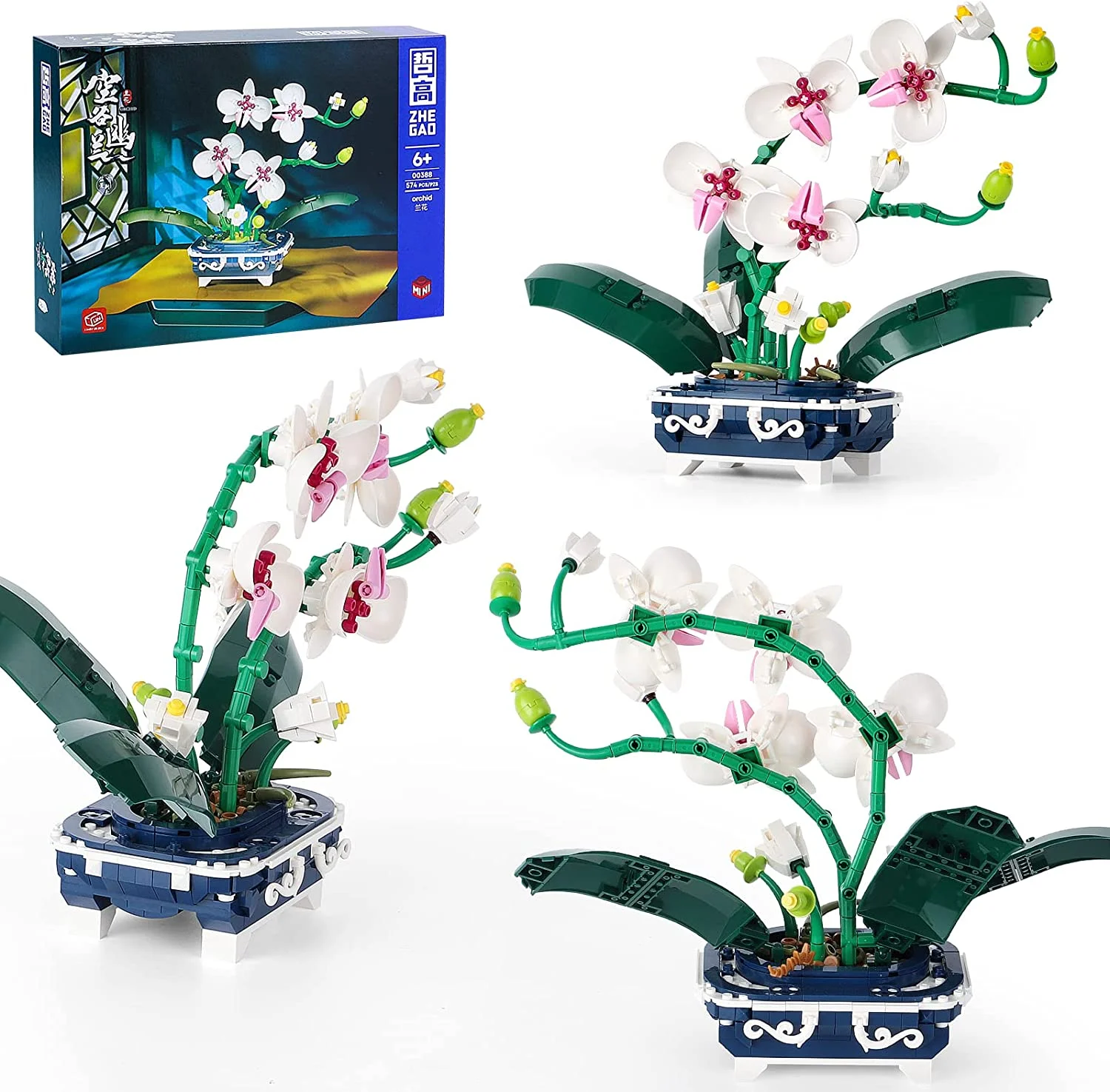 CEACYDIK Flower Bouquet Building Kit,DIY Building Blocks Set, Toy Gift for New Year, Christmas Mothers Day Valentine's Day