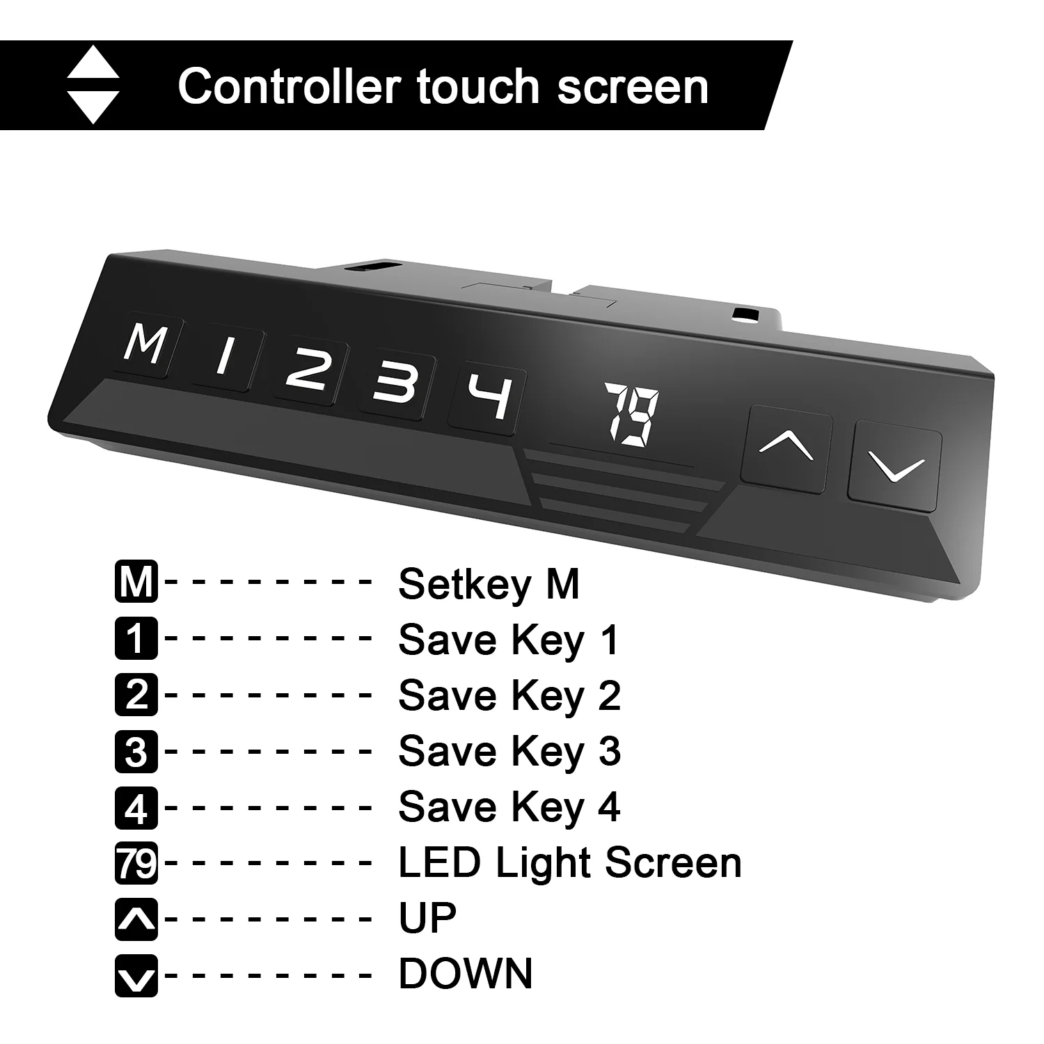 Standing Desk Converter Adjustable Electric Office Uplift Desk Computer Stand Home Table for Workstation, Black Frame with 46 in. Top