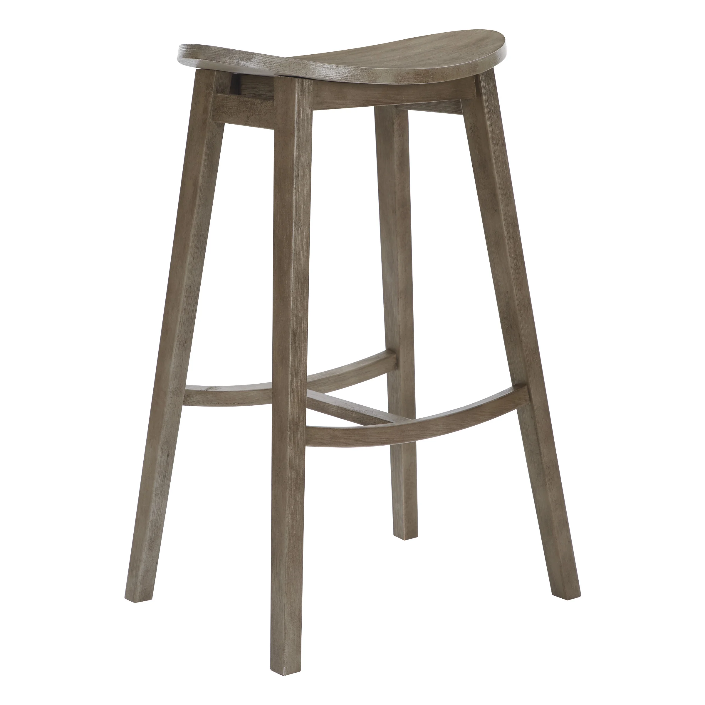 OS Home & Office Furniture Model YRK1229-AG York 30 Inch Oval Scoop Saddle Stool (2 Pack)