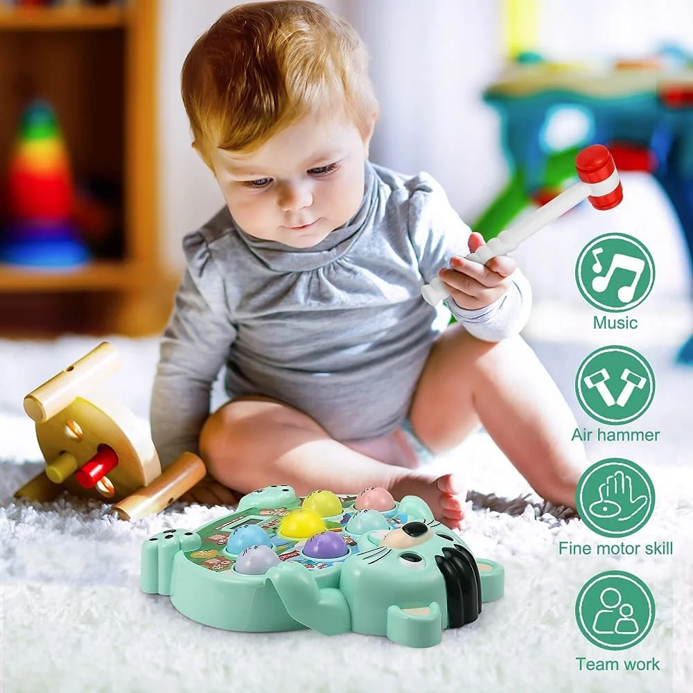 Sensory Toys for Toddlers, Hammering and Pounding Game Toys for 2 3 4 Years Boys Girls Birthday Gifts