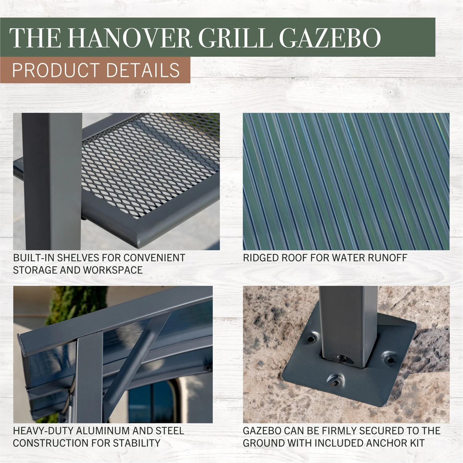 Hanover Grill Gazebo 90