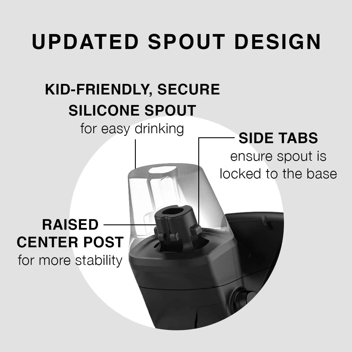 Contigo Aubrey Kids Cleanable Water Bottle with Silicone Straw and Spill-Proof Lid, Dishwasher Safe, 14oz, White Sharks