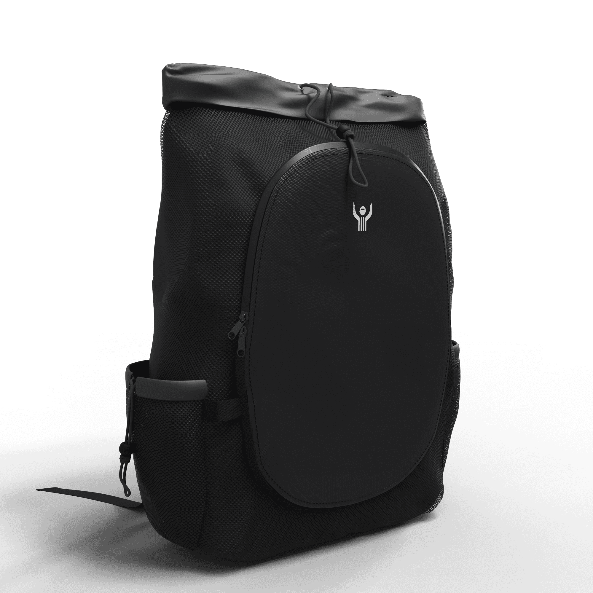 Great Call Athletics | Black Wrestling Gear Bag Mesh Training Backpack | MMA Boxing