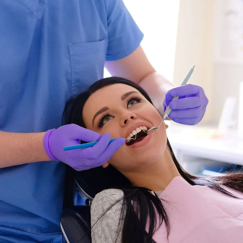 SafeWay Premium Nitrile Disposable Exam Gloves, Large, 1000/Box Ambidextrous Gloves with Textured Fingertips, Food & Medical-Grade for Cooking, Cleaning, and Pet Care