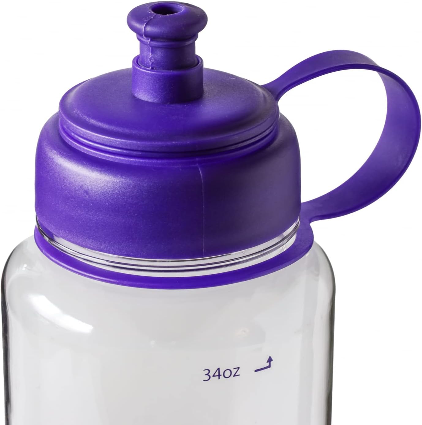 Nordic Water Bottle 32Oz With Rubber Airtight Lid - Purple