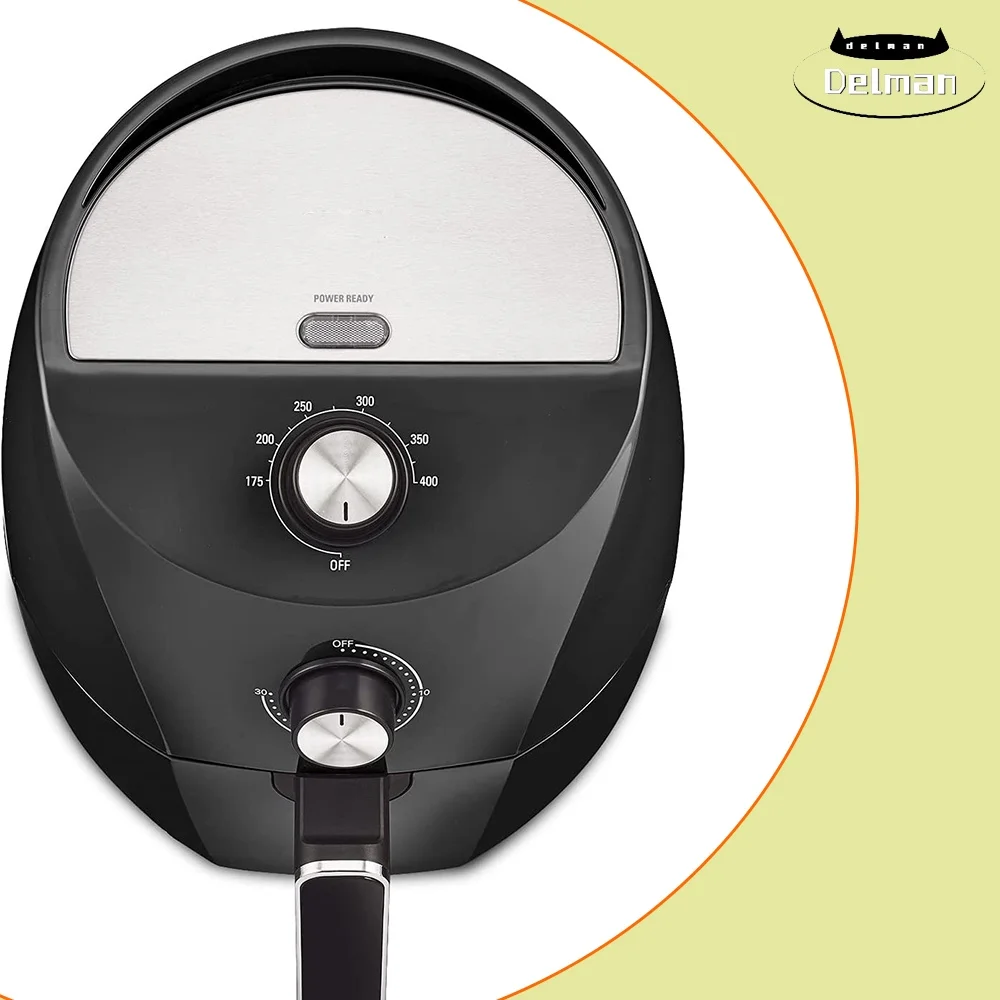 Manual Air Fryer, Faster Pre-Heat, No-Oil Frying