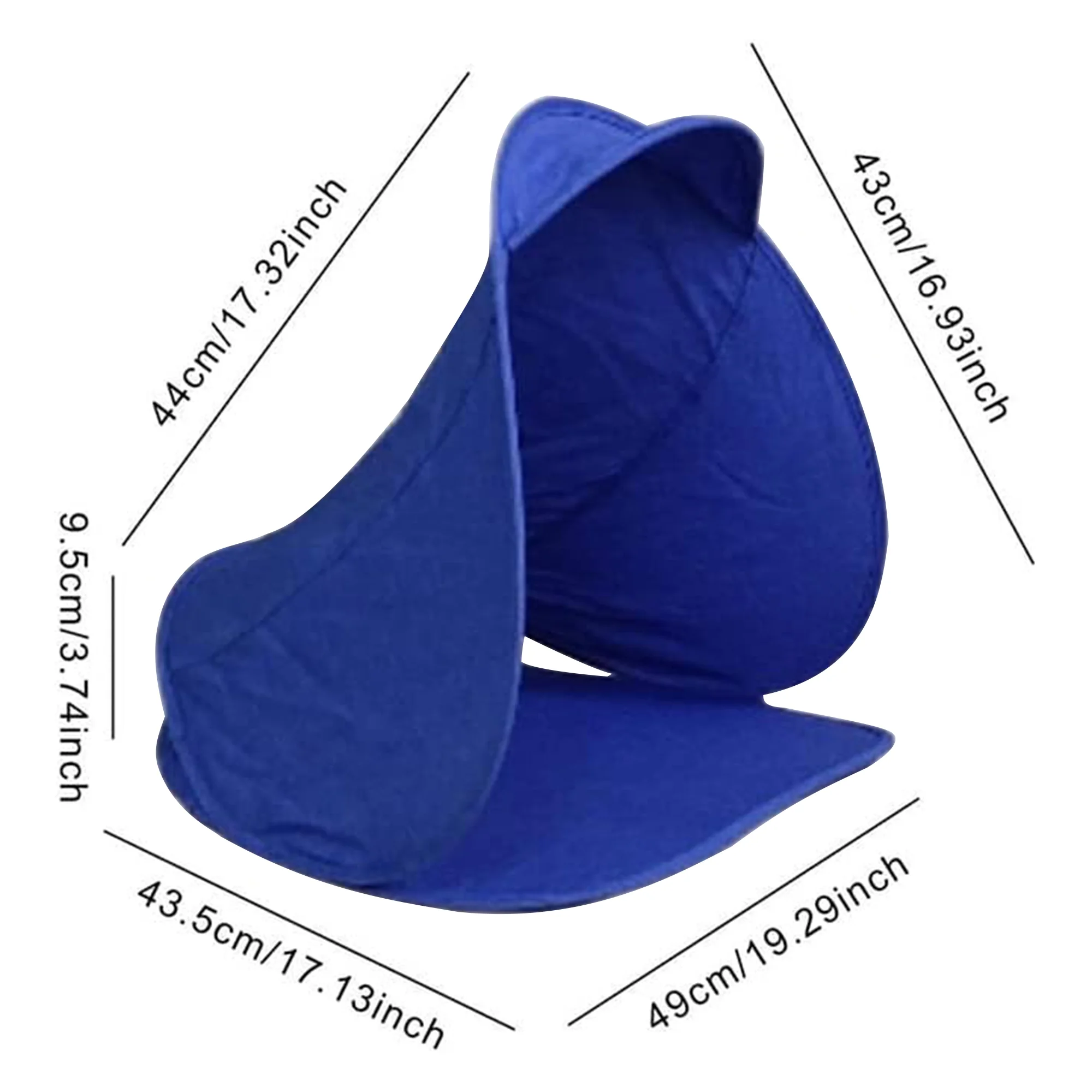 Aton D. Beach Sun Shelter, Head Canopy Personal Shade Portable Automatic Tent with Storage Bag