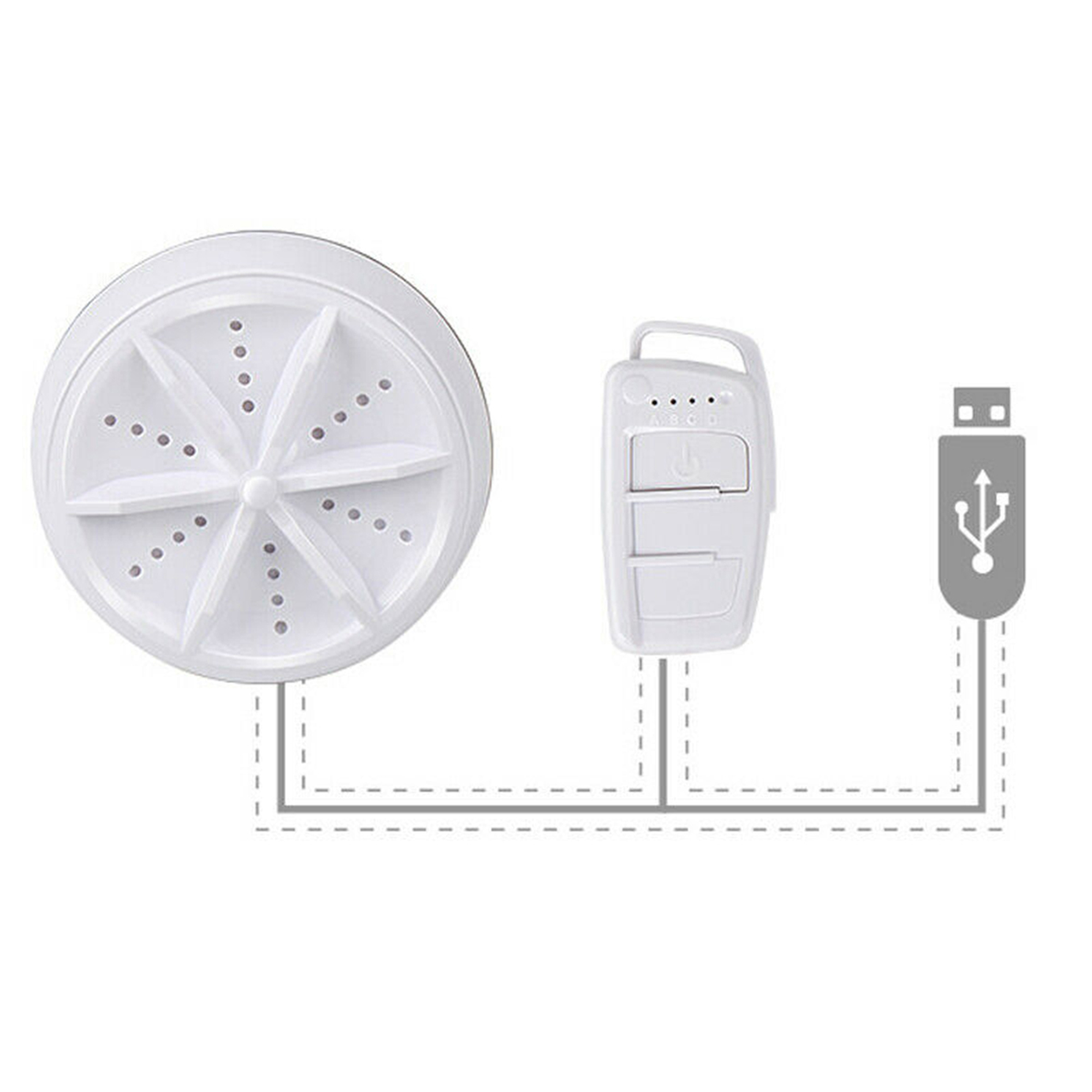 Binpure USB Mini Washing Machine Portable Personal Rotating Turbine Clothes Washer for Home Business Trip