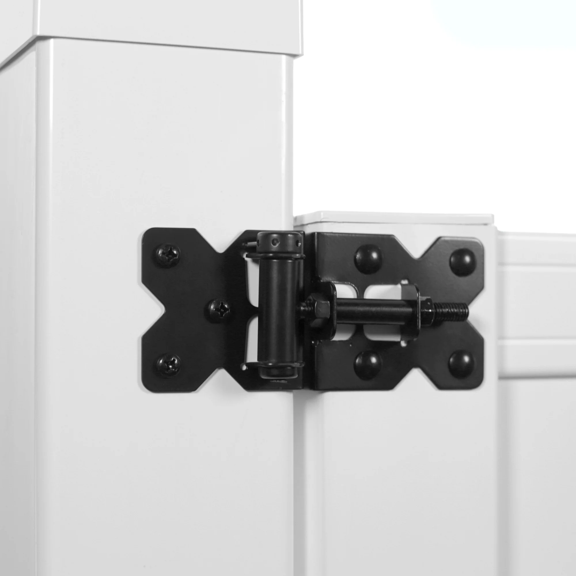 Outdoor Essentials Chelsea 3 ft. x 42 in. White Vinyl Picket Fence Gate