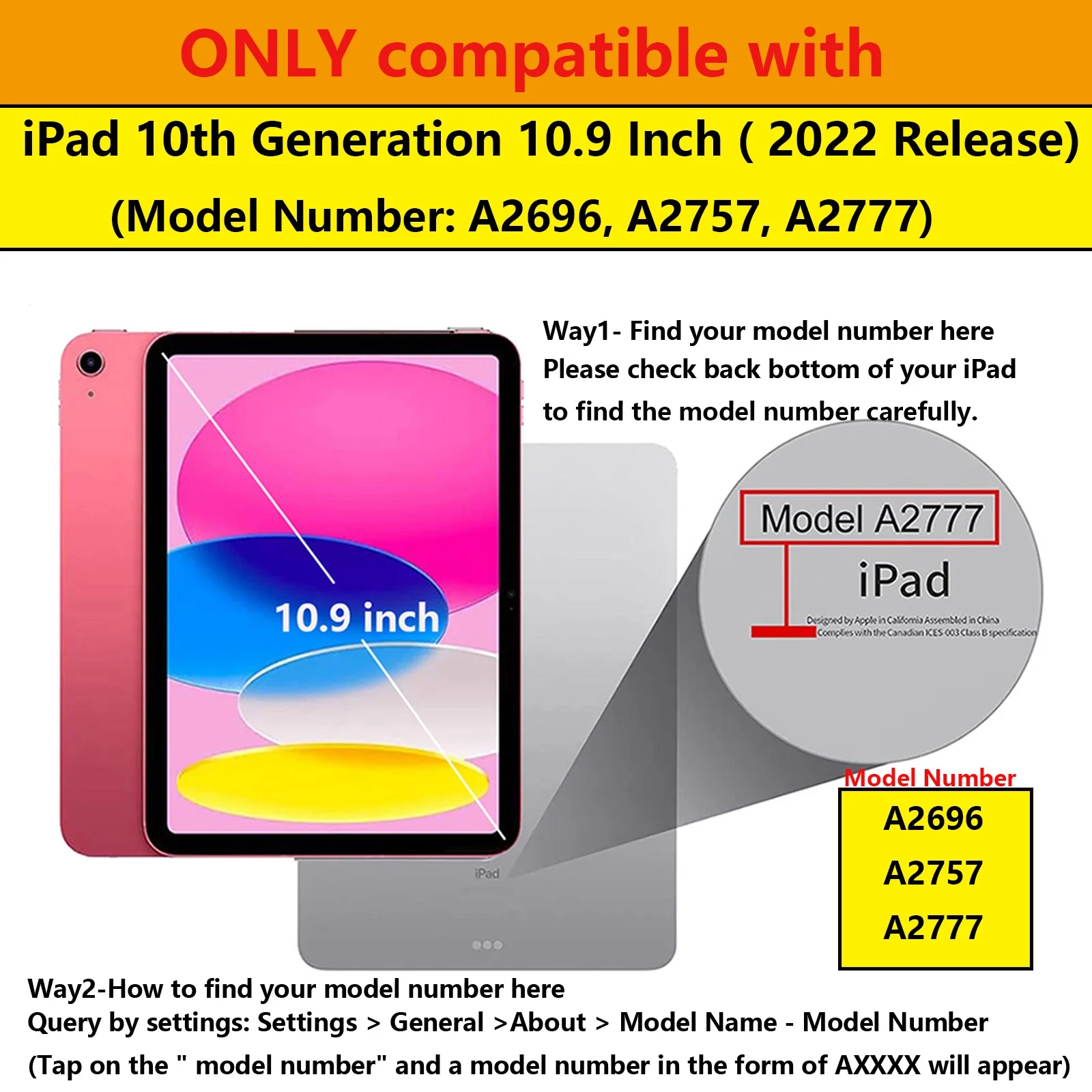 Allytech for Apple iPad 10th Generation 10.9 inch Case 2022 with Stand Pencil Holder Card Pockets [Auto Wake/Sleep] Slim PU Leather Magnetic Smart Folio Wallet Shockproof Cover, Blue Star Unicorn