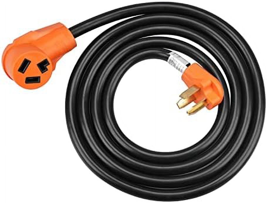 3 Prong Dryer Cord With 30 Amp And 125V/250V, 10 Gauge Extension Cord For EV Charging And Dryer, NEMA 10-30P To 10-30R Cord, ETL Listed (25 Feet)