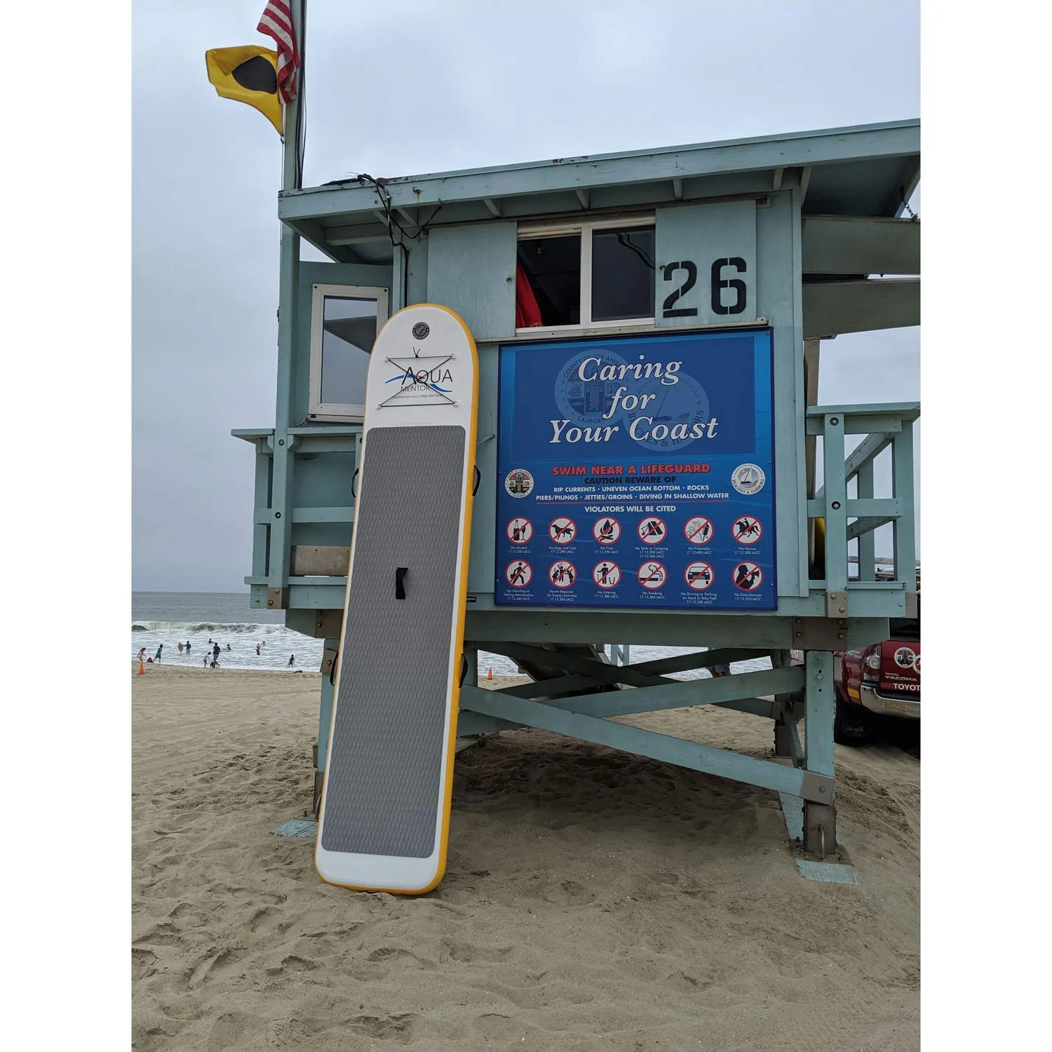 Aquamentor Inflatable Lifeguard Rescue/Paddleboard