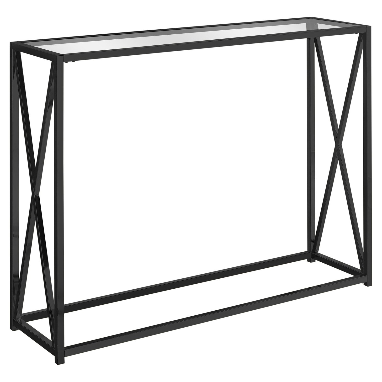 Accent Table Console Entryway Narrow Sofa Bedroom Metal Chrome