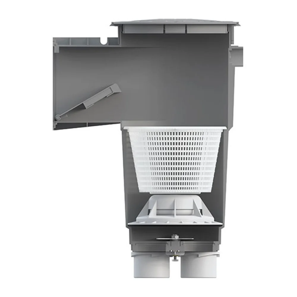 Hayward SP1071T2 White-Colored 1.5 Inch FPT Skimmer Complete for Concrete Pools