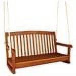 International Caravan Royal Tahiti Porch Swing with Curved Back