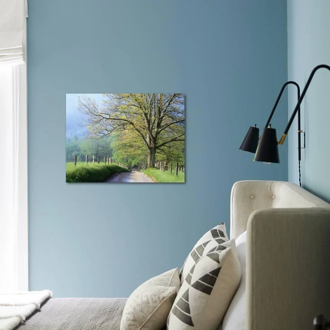 Cades Cove Lane in Great Smoky Mountains National Park, Scenic Seasons Unframed Photographic Print Wall Art by Darrell Gulin Sold by Art.Com