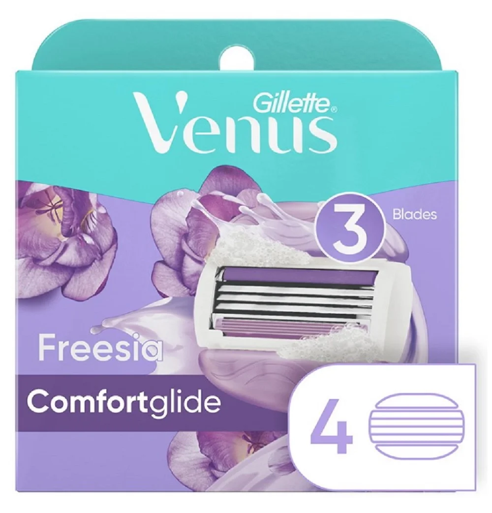 Gillette Venus ComfortGlide Freesia Womens Razor Blades (Pack of 10)