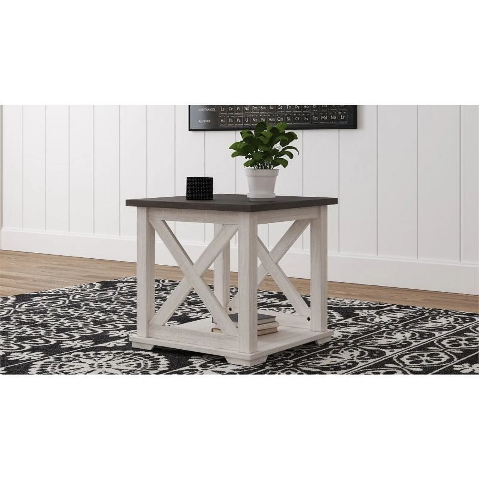 Signature Design by Ashley Casual Dorrinson End Table  Two-tone