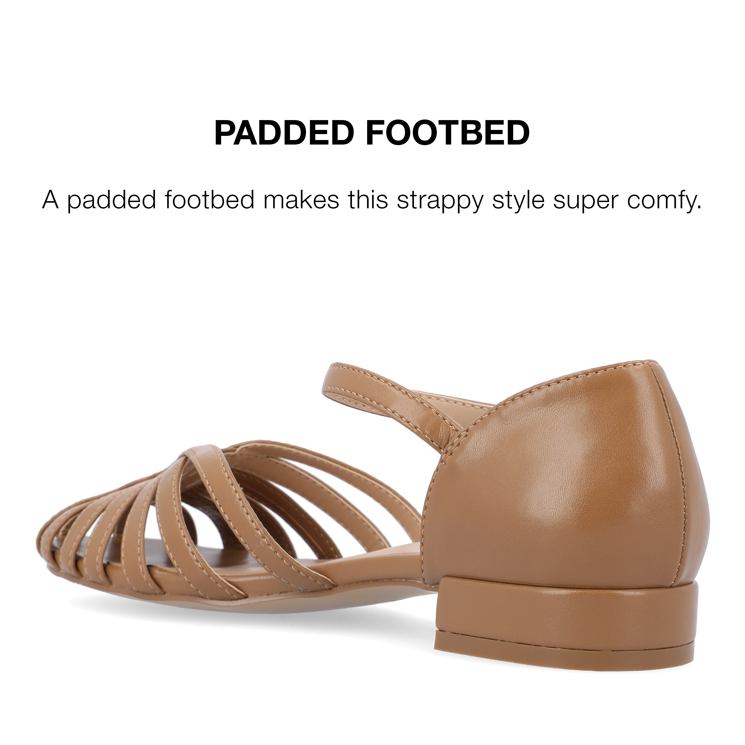 Journee Collection Womens Joannah Mary Jane Block Heel Round Toe Flats