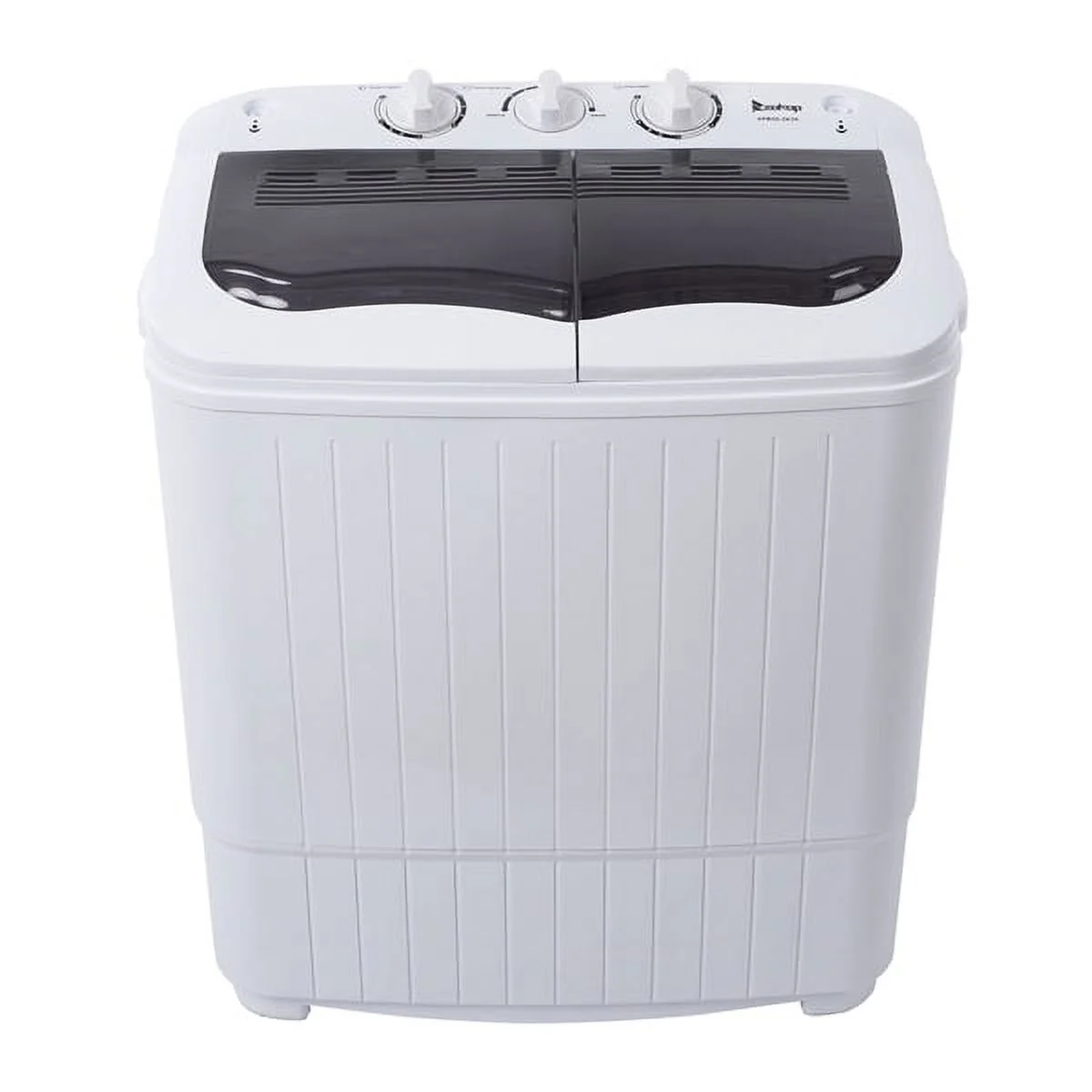 【No logo model replacement 30189854】Compact Twin Tub with Built-in Drain Pump XPB35-ZK35 14.3(7.7 6.6)lbs Semi-automatic Gray Cover Washing Machine