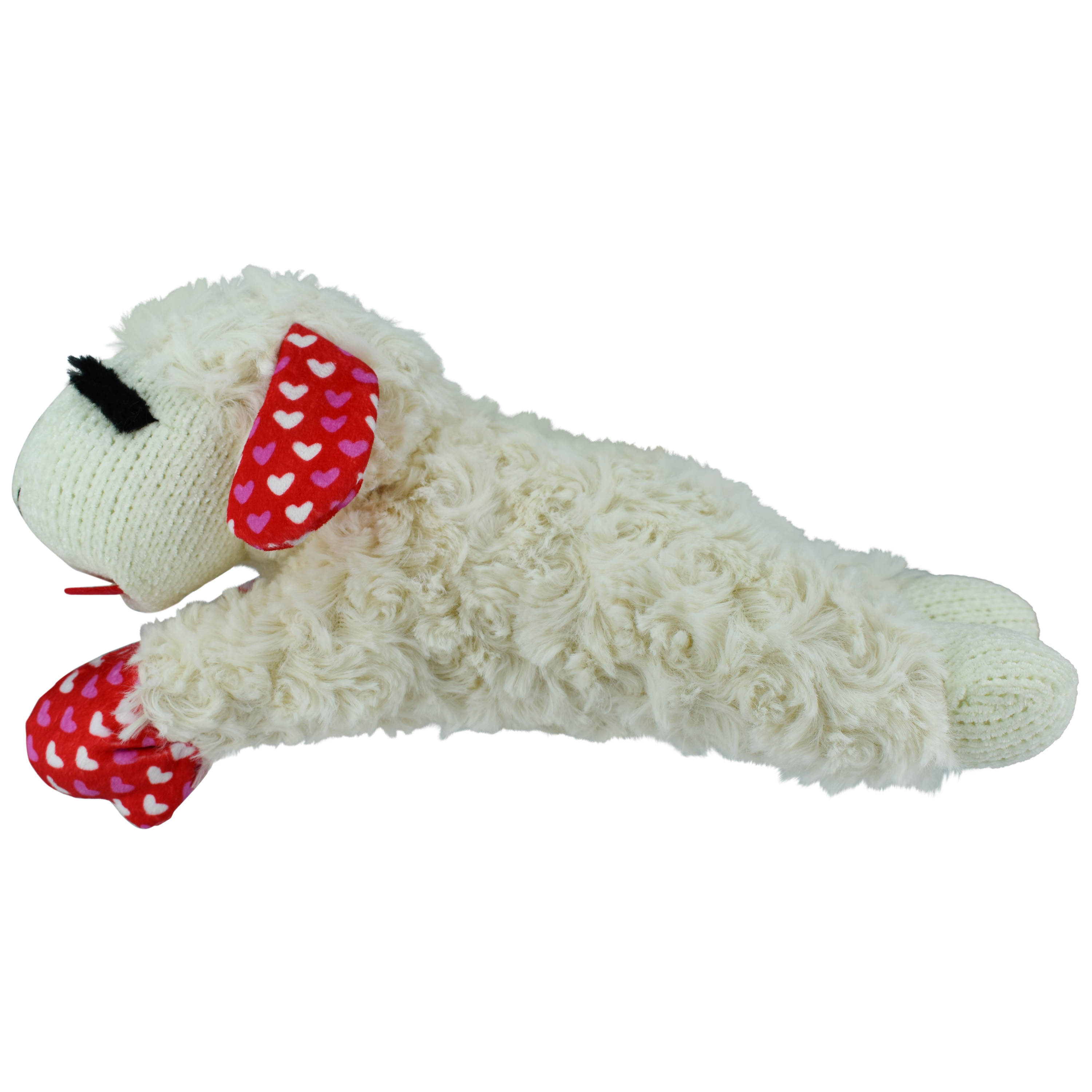 Multipet Valentine's Day Lamb Chop, Dog Toy, Size 10.5