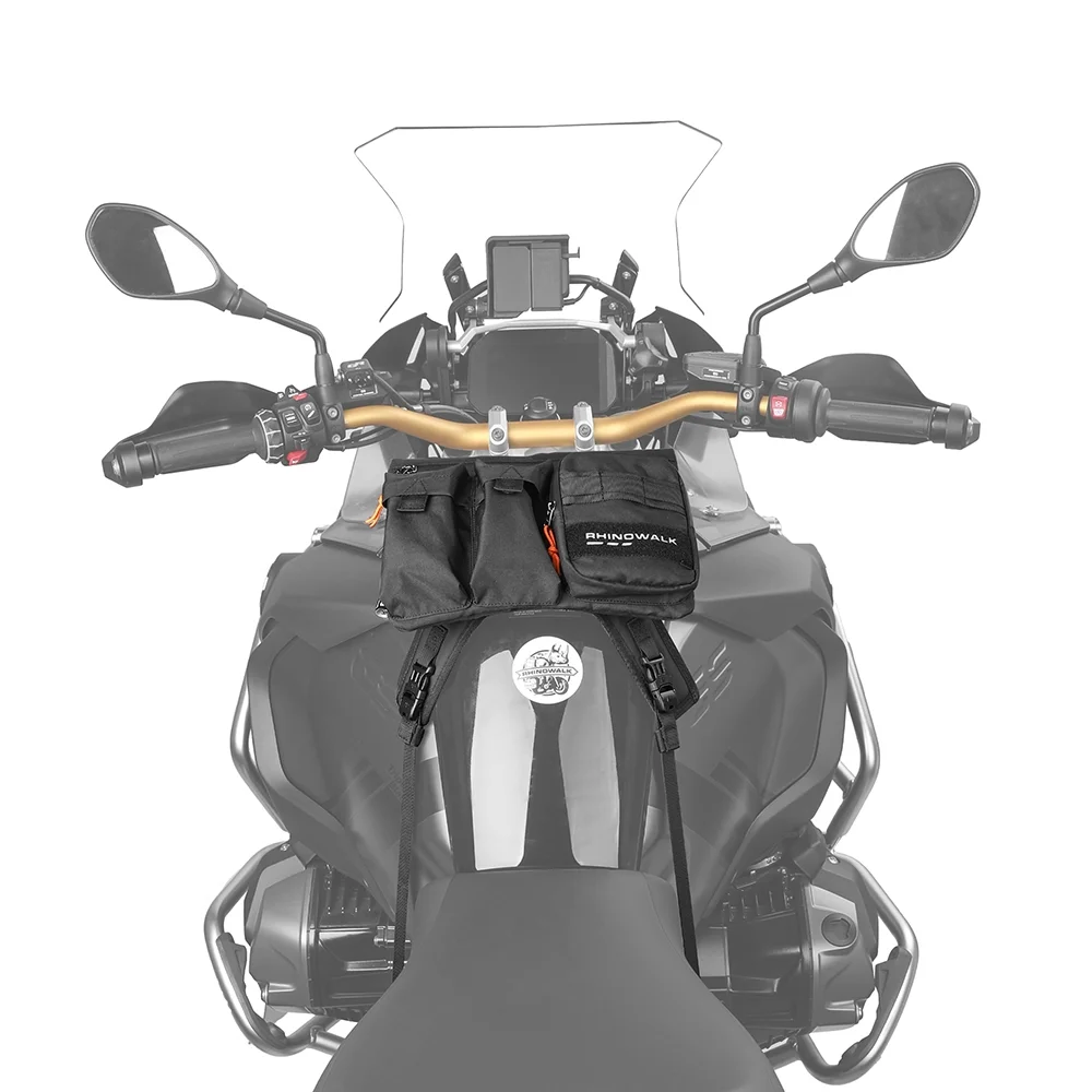 Rhinowalk Bike Handlebar Bag 2L Large Capacity Cycling Bag  FrontTube Bag Multifunctional Shoulder Bag Messenger Bag Cycling Accessory