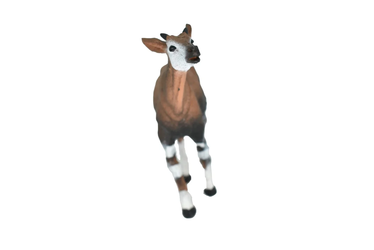 Okapi, Forest Giraffe, Zebra Giraffe, Plastic Toy Animal, Kids Gift, Realistic Figure, Educational Model, Replica, Gift, 6 