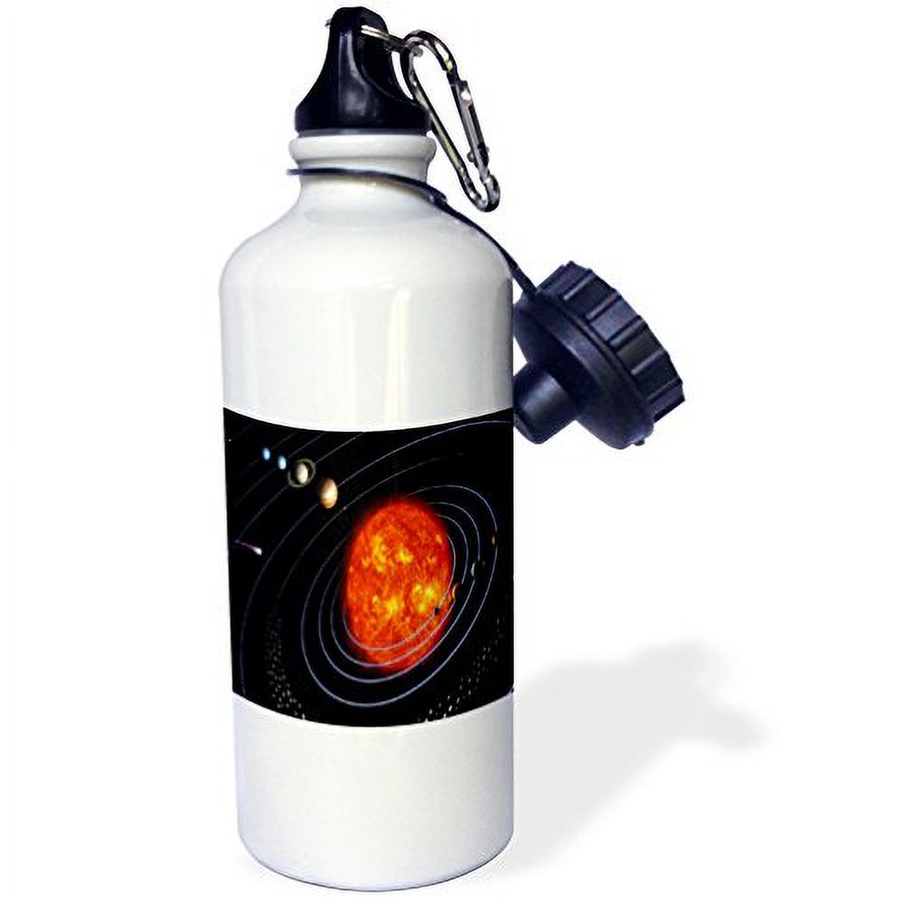 NASA Diagram Of Planet n Solar System 21 oz Sports Water Bottle wb-80606-1