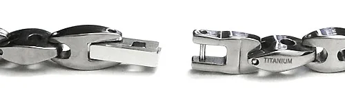 Titanium Kay Titanium Men's 7mm High Polish Finish Chrome Color Link Necklace Chain 24