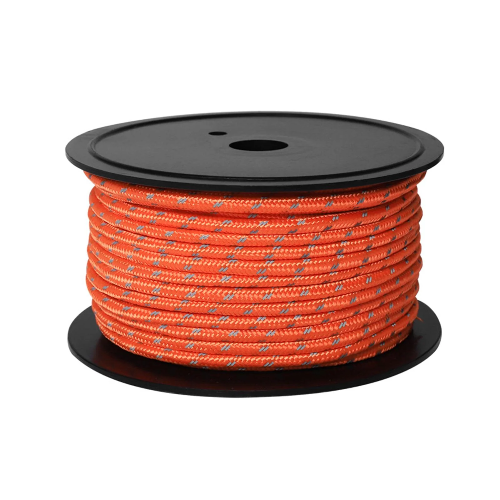 Camping 30M 6mm Reflective Tent Rope Guylines Tent Accessories, Tent Awning Guide Rope for Backpacking and Water Activities Guy Line Canopy Orange