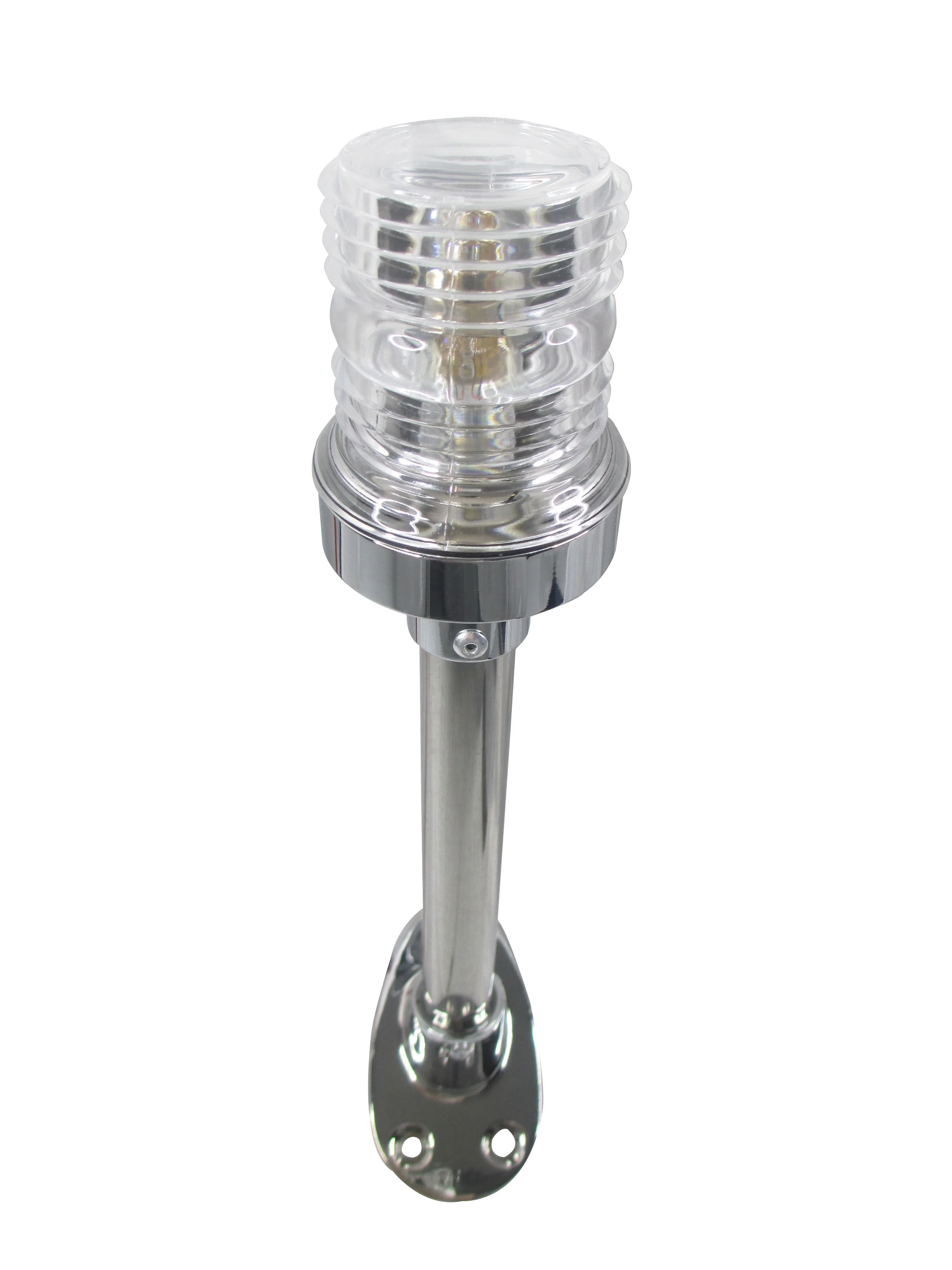 Pactrade Marine Stern Light Stainless Steel Tubing CPB Base BA15D Bulb 12VDC Splashproof
