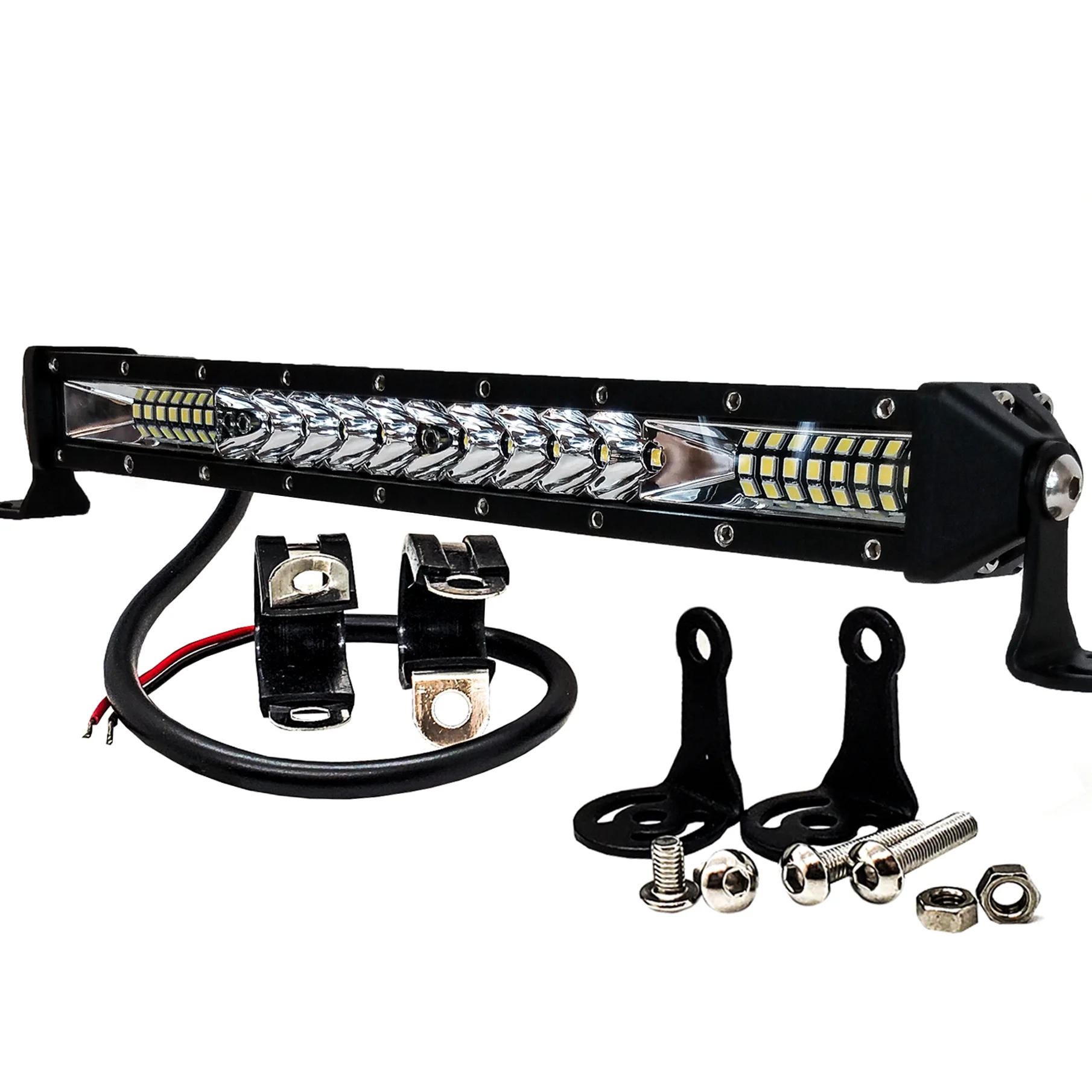 OZ-USA E-Bike LED Light Bar Headlight with Handlebar Clamp for Intense Tazer MX Pro Expert Mountain Bike