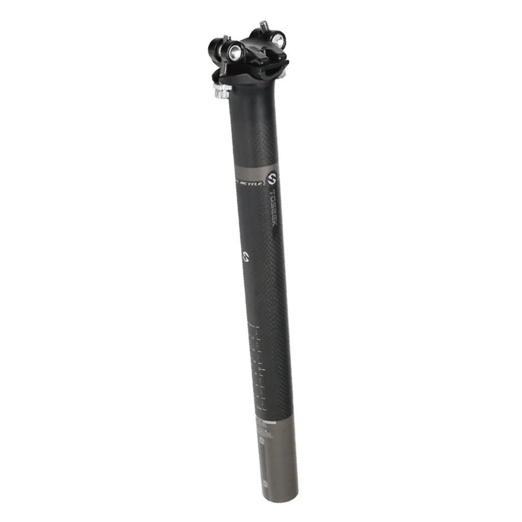 Ultralight Bike Seatpost Carbon Fiber /30.8/31.6mm Seat Pole - 31.6mm